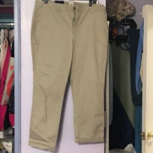 Gap mid rise girlfriend chino.